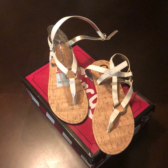 Circus by Sam Edelman Shoes - Ankle Strap White Sandals Circus by Sam Edelman Shoes - Ankle Strap White Sandals